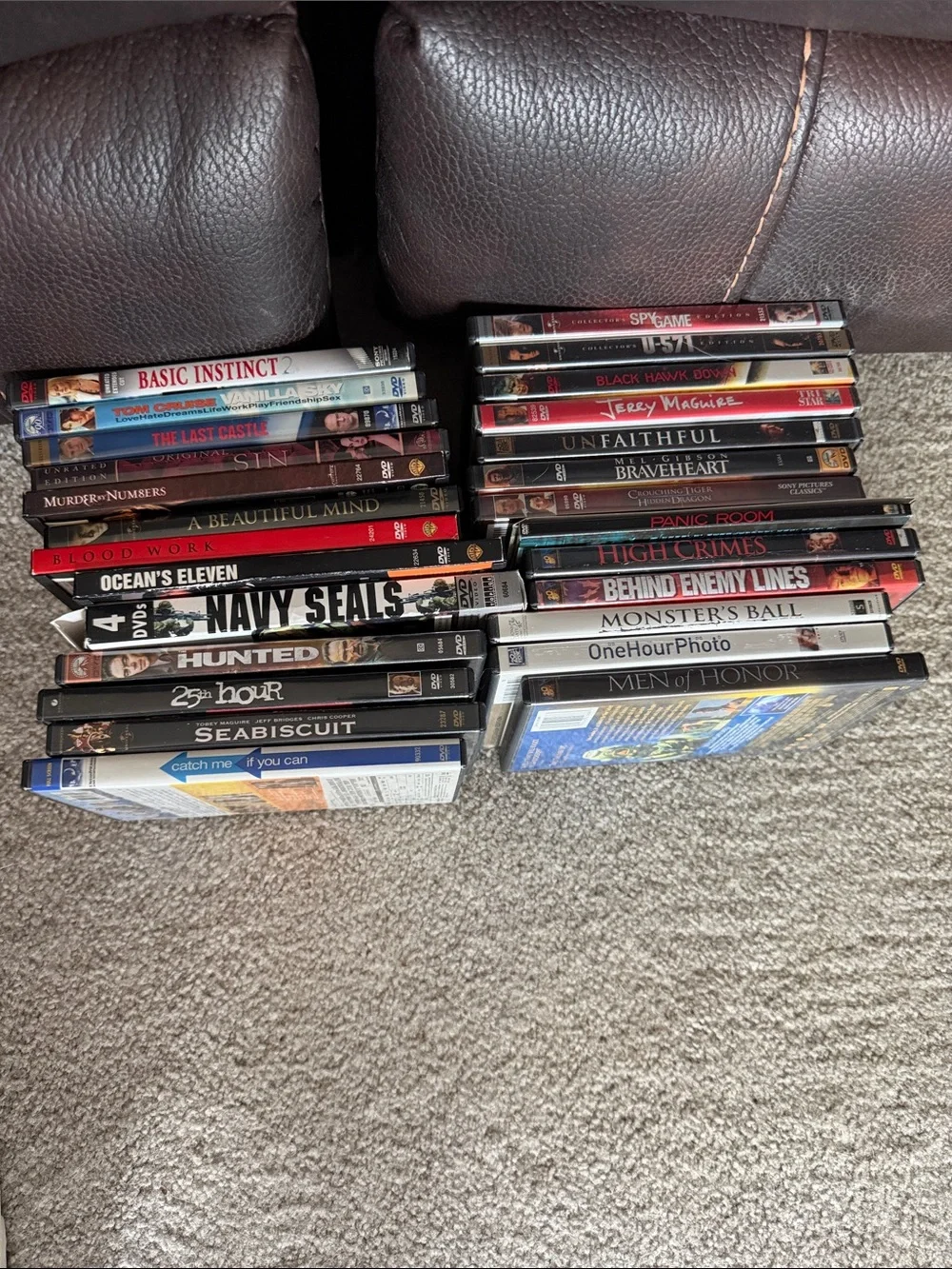 26 assorted DVDs action/drama